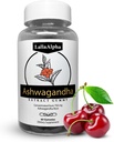 Ashwagandha Gummies - Natural Stress Reliever - 750mg Gummies - 60 Counts - Udržovat zdravou energii a stres úrovně, zelená