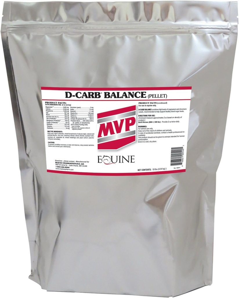 MVP D- Carb Balance (10lb) Podporuje metabolismus glukózy + vitaminy a probiotika...