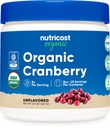 Nutricost Organic Cranberry Powder, 8 oz, 5G per Serving - Non- GMO, gluten- Free
