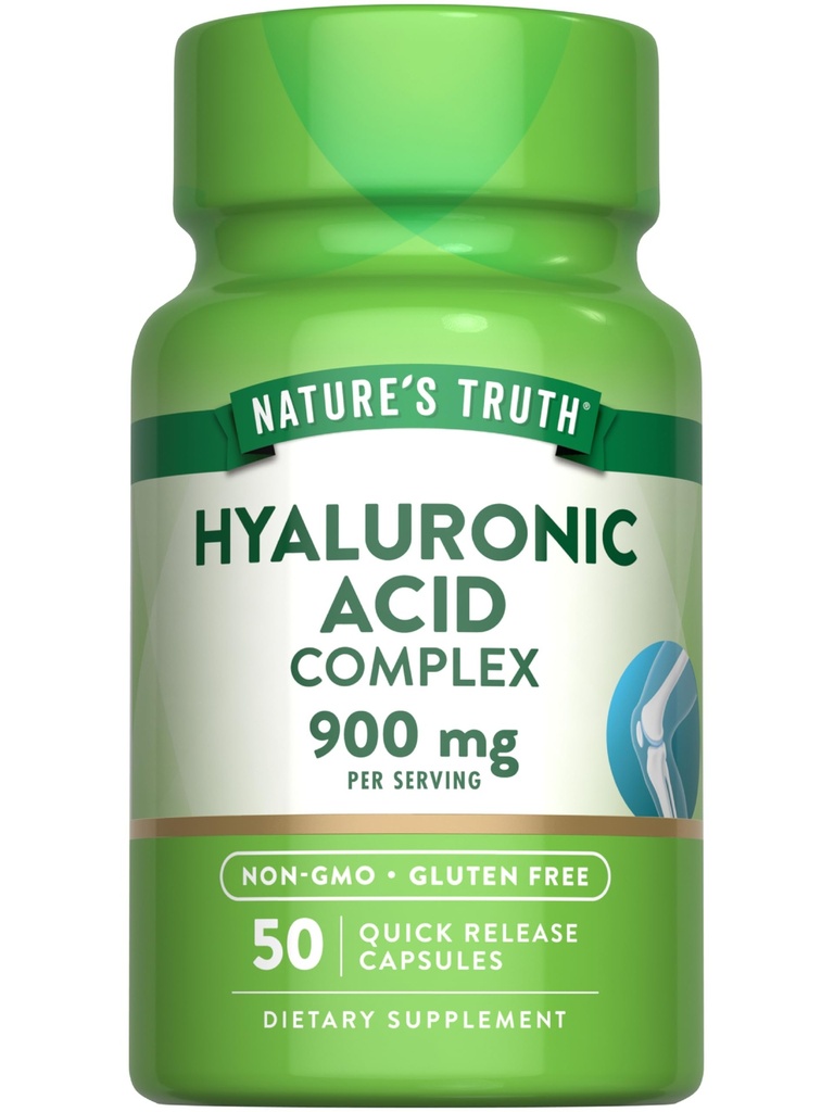 Hyaluronová kyselina přírody s kolagenem & MSM PHARMAX 124; 900mg PHARMAN 124; 50 tobolek PHARMAN 124; Non- GMO & Gluten zdarma dodatek