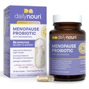Denní nuri Menopauza Probiotika pro ženy 124; Hormonální rovnováha, Hot Flashes, Night Sweats & Gut Health 124; 3 Klinicky Studium Strany + Resveratrol & Omega 124; 30- denní zásobování