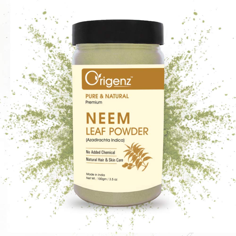 Genericky Neem Leaf Powder Face Pack for Soft & Glowing Skin Az124; Pomáhá k ovládání akné, Pimples, Jizvy, Černí hlavy, Tandruff Azdirachta Indica 124; 100gm