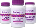 BariMelts Cesta k bariatrické úspěšné balení - Multivitamin se železem, vápníkem Citrát, a Adek
