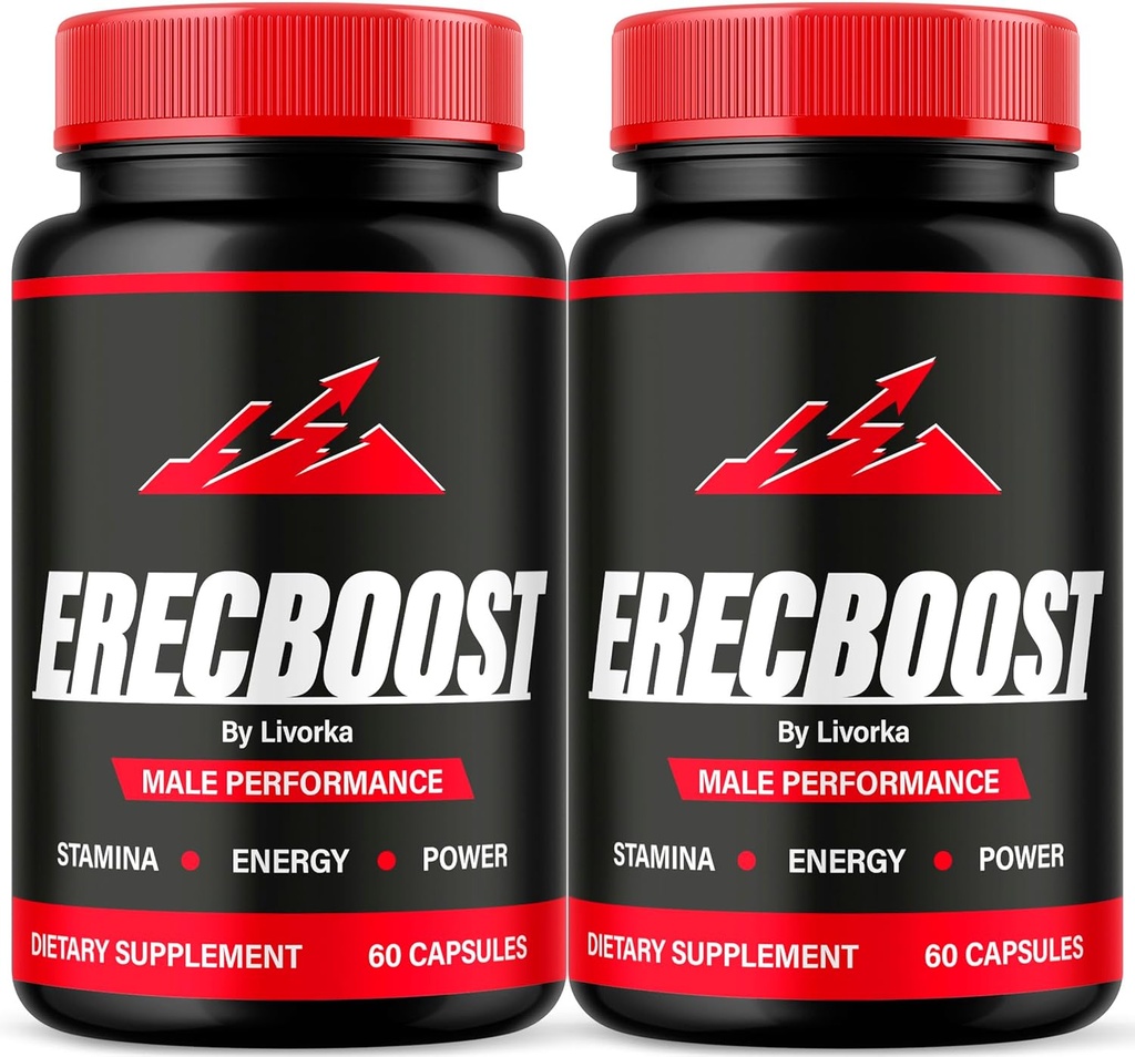 (2 Pack) Erecboost Kapsle pro muže, Erecboost Original, Erecboost pro muže, ErecBooster, Erecboost En Capsulas, ErecaBoost pilulky, Erecboom Pastilly, Erecboop přírodní Advanced Formule, 120 Kapsle