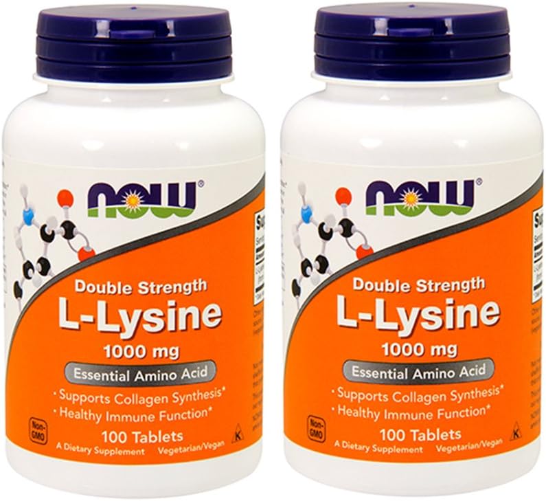 Nyní Potraviny L- Lysin 1000mg, 100 tablet (balení po 2 tabletách)