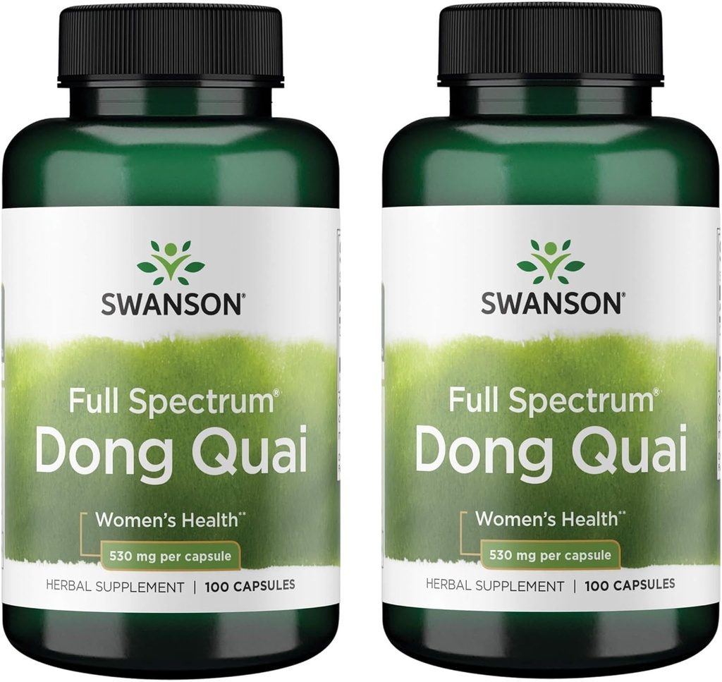 Swanson Dong Quai 530 miligramy 100 tobolek (2 balení)