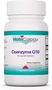 Nutricology Coenzym Q10 dodatek - s vitamínem C, Heart Health, CoQ10 50mg, Ubiquinol, Antioxidant, Vegetariánské kapsle - 75 Počet
