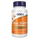 Nyní Potraviny doplňky, Aloe 10.000 & Probiotika s 10- Stuin (5 Milionů) Probiotická směs, 60 Veg Kapsle