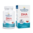 Nordic Naturals DHA, Strawberry - 90 Soft Gels - 830 mg Omega-3 - Vysoce intenzivní DHA vzorec pro podporu mozku a nervových systémů - Non- GMO - 45 Služeb