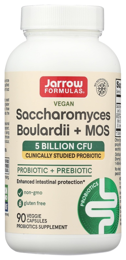Jarrow Portugas, Saccharomyces Boulardii MOS, 90 Count