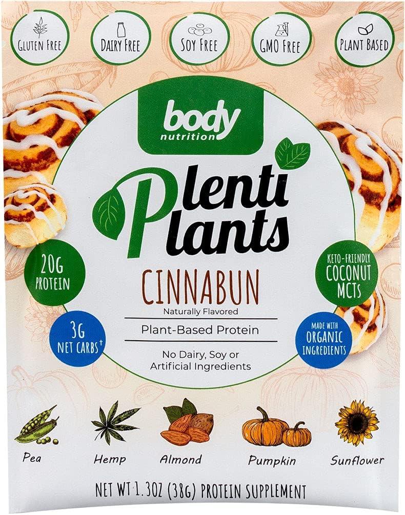 Plentition Body Nutrition Rostlints Plant Based Protein (CinnaBun, 38g)