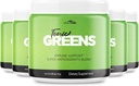Tonic Green Vitamin Boost Dodatek Oficiální Formula - Přírodní zelená Směs Energy Dodatek Extra Síla s BCAA, L-glutamin, Vitamin B6, Revoluční energie Fix Řešení Recenze (5 Pack)