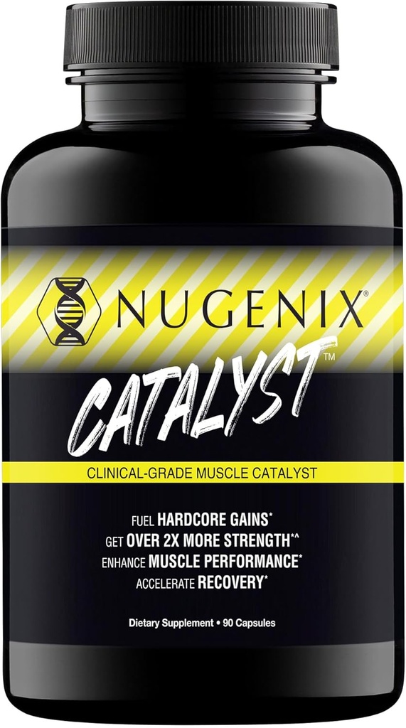 Nugenix Katalyzátor - Vylepšený budování svalů a svalové obnovy, Vlak tvrději, Zvýšení výkonu - 90 Kapsle
