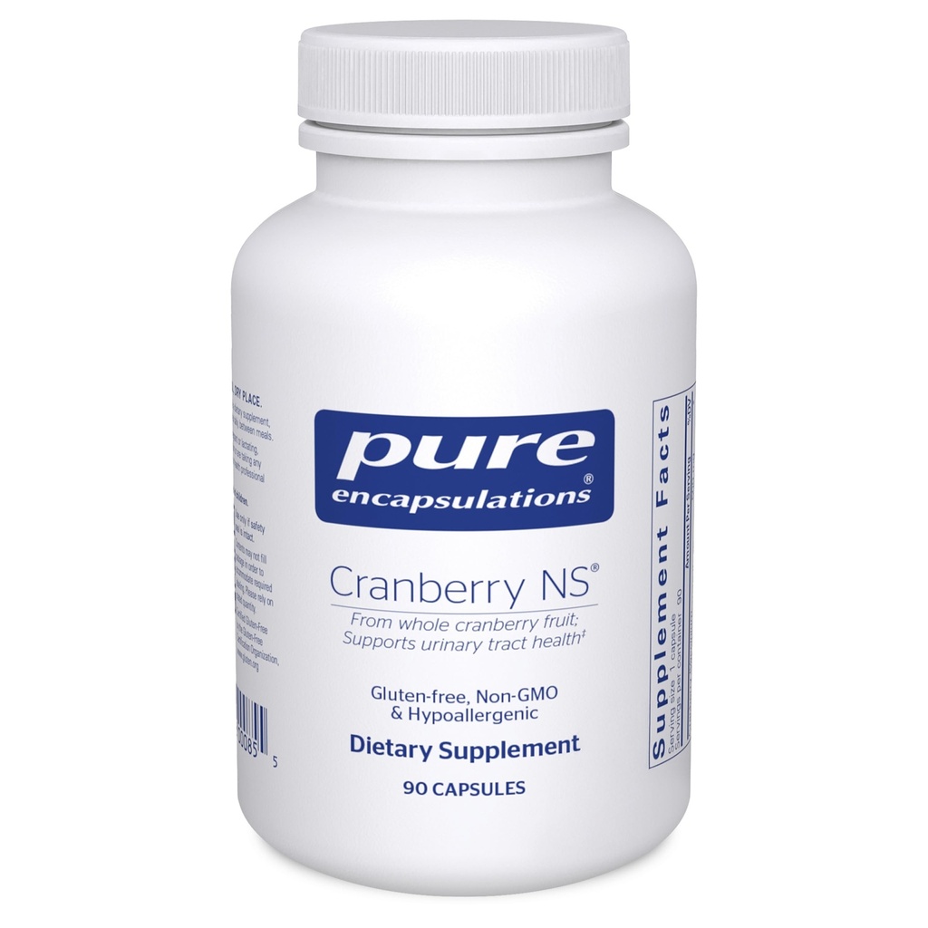 Čisté Enkapsulace Cranberry NS 124; Hypoalergenní dodatek k podpoře močové trakt zdraví 124; 90 Kapsle