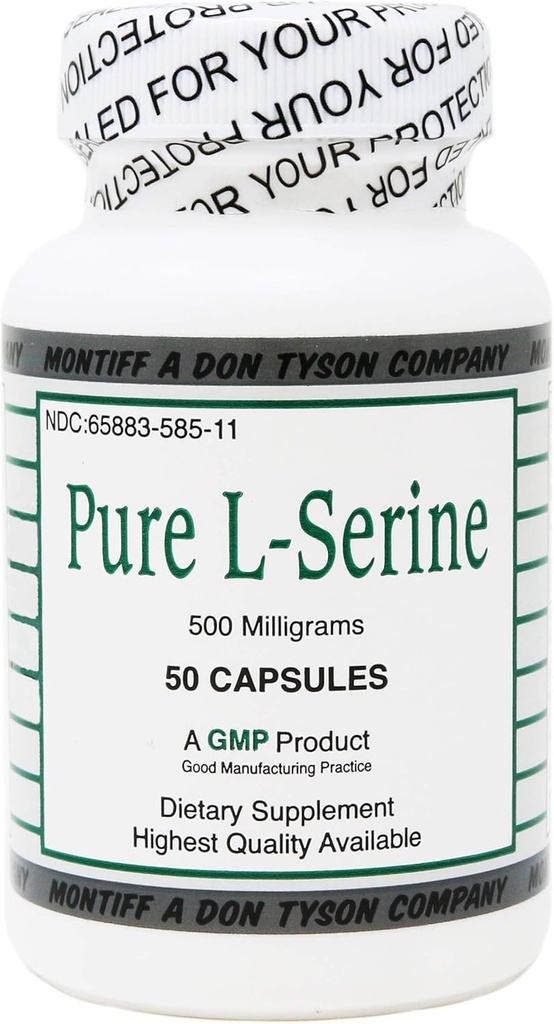 Čisté L Serine 500 mg 50 Počet