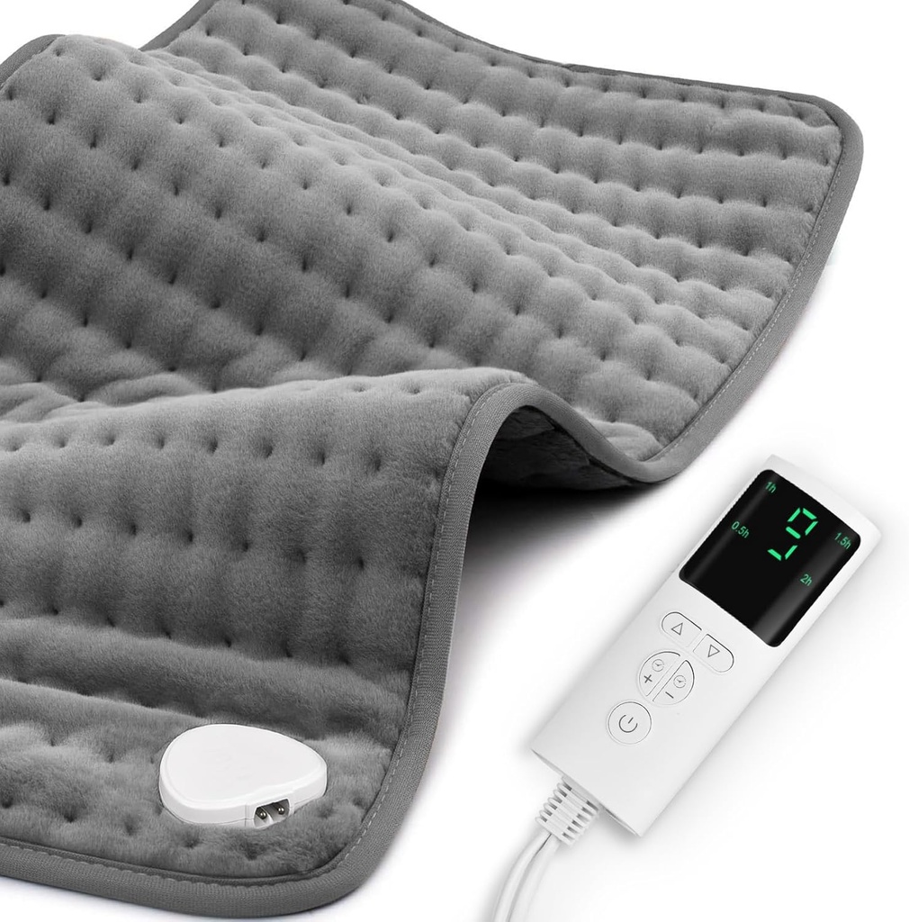 Vytápění Pad pro bolest zad Relief & Cramps 17 "x33" Velké, Moist Suché Teplo Možnosti, XL Elektrická vyhřívací Pads, 9 Teplo Nastavení, Machine Wassable, Auto- Off, Dárky pro ženy, Máma, Muži
