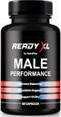 NutraRize Ready XL pilulky pro muže, Oficiální ReadyXL mužské kapsle, All- Přirozená podpora pro celkové zdraví a výkon, Premium Multivitamins Formule, Oficiální Kapsle Recenze (60 Kapsle)