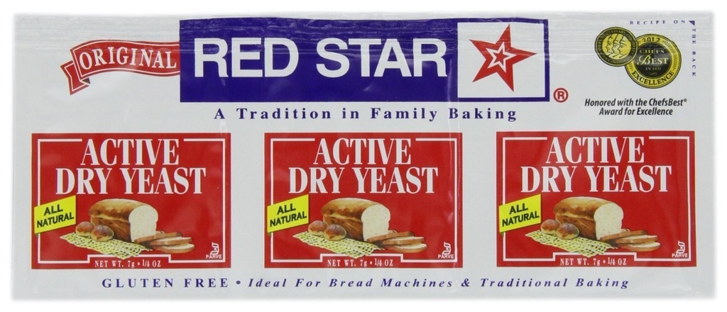 Red Star Nutritional Yeast - Active Dry - .75 oz - Případ 18