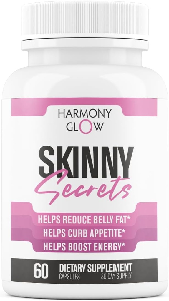 Skinny Secrets - Nejlepší nové hubnutí pilulky pro ženy current 124; Appetite Conpressant, Belly Fat Burner, Carb Blocker + 6 účinně dávkované účinné ingredience current 124; Natural & Safe 3. strana Testováno - 60 Kapsle