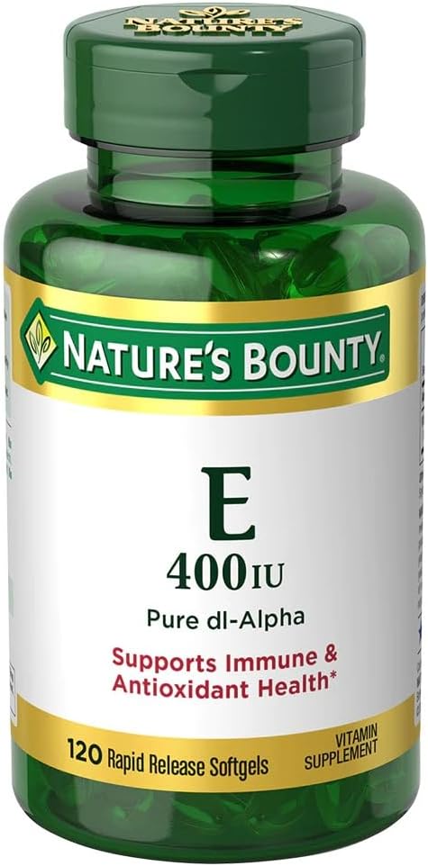 Nature 's Bounty E- 400 IU Pure dI- Alpha Softgels, 120 Count