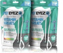Pet Eyez- Dog Tear Stain Remover - Tear Stain Remover for Dogs - Dog Eye Care-Dog Treats with Astaxanthin, Blueberry Fruit Powder, Lutein, Grain Free, All- Natural Protein (Lamb-2 Pack)