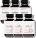 SMARTERNITIATION Společné jídlo - Whole- Food Joint Supplementary to Support Lubrication & Mobility - Kompatibilní s kolagenem typu II, MSM, Vitamin C, Turmeric, Bromelain - 6 Pack [180- Day Supply]