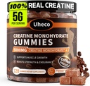 Coffee Flavor Creatine Monohydrát Gummie pro muže a ženy, Obsahuje L- Taurin + vitamin B12, Betaine, L- Citruline pro zlepšení cvičení Vytrvalost, Svalová síla -120 Počet