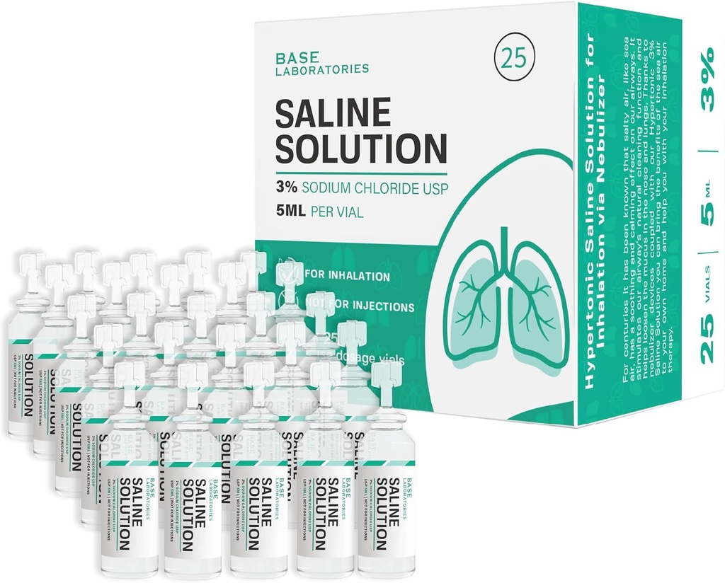 BASE LABORATOŘE 3% Saline Solution for Nebulizer Machinery Př