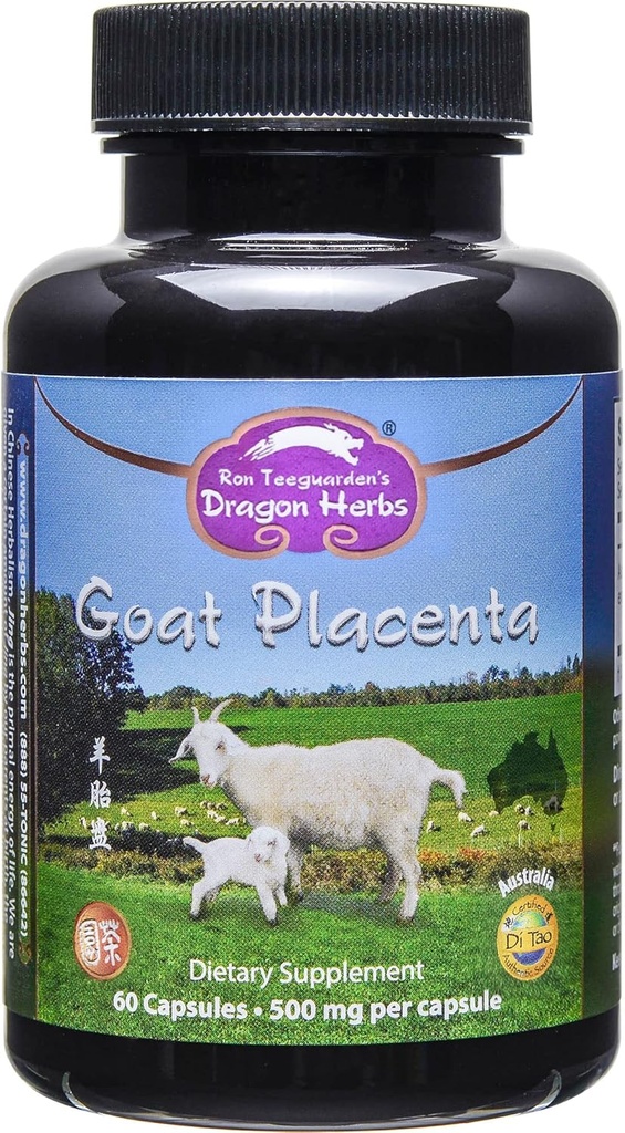 Dragon Bylinky - Kozí Placenta Kapsle - 500 mg - 60 Kapsle