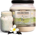 TruEace růstový protein Shake (Vanilla Ice Cream Flavor, Syrovátka) Růst a vývoj protein prášek pro děti a dospívající - Přibývání na váze nápoje - Endorsed by Pediatrics, Picky jedlík vitamín, věk 4 +