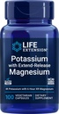 Life Extension 99mg Draslík s Extend- Release Magnesium 250mg, 100 Veg Caps - Gluten- Free - Non- GMO - Vegetariánský dodatek pro muže a ženy - Dual- Action Mineral Formule