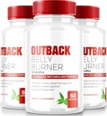 (3 Pack) Outback Belly Burner pilulky, Premium Out Back Belly Burner Keto Kapsle, Všechny přírodní Keto doplněk hubnutí na podporu Fitness a Body Cíle, Oficiální Outback BellyBurner (180 Kapsle)