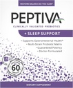 Peptiva 26 Bilion CFU Probiotická a spánková podpora - Klinicky validovaná multi- kmen Probiotická - Lactobacillus a Bifidobacterium, Melatonin - 60 Počet