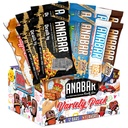 Anabar Protein Bar, Protein-Balené Candy Bar, Nejlepší Ochutnávací Protein Bar na světě, No Cukr Alcohols, High Protein, Amazonly Delicious, 20 Grams of Protein (12 Bary, Variety Pack)