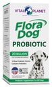 Vital Planet - Flora Dog Probiotické kapsle Dodatek s 20 Miliony kultur a 10 záplaty, High Potency Imunity and Digestive Support Probiotics for Dogs, 30 Zpožděné uvolnění kapsle