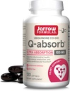 Jarrow Dispersas Q- Absorb Ubiquinon Co-Q10 100 mg, dodatek stravy, antioxidační podpora pro mitochondriální zdraví, celulární energie a kardiovaskulární zdraví, 120 Softgels, 120 Day Supply
