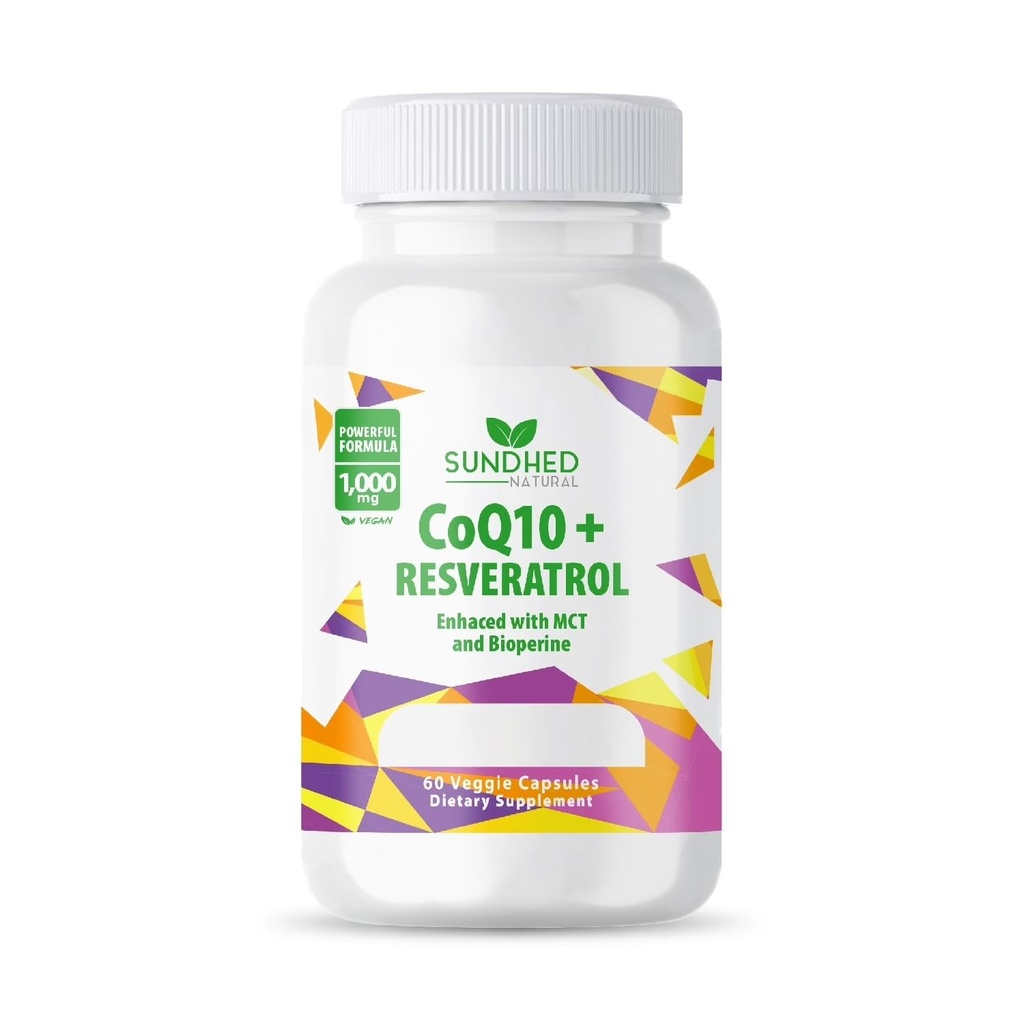 CoQ10 Výkonný antioxidant (Kapsle Coq10 + Resveratrol)