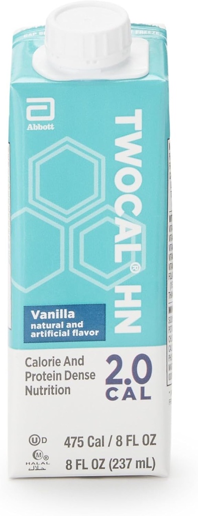 Generický TwoCal HN Vanilla ústní dodatek 8oz připraven k použití (případ 24)
