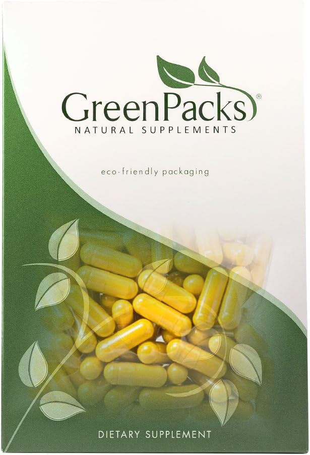 GreenPacks ® Milk Thistle Extract (High- Potency) Plus Turmeric - 90 Kapsle