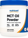 Nutricost Premium MCT Oil Powder .5LBS - Nejlepší pro Keto, Ketosis a Ketogenní diety - Nulové čisté sacharidy, Non- GMO a gluten zdarma