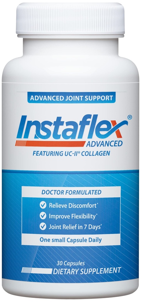 Instaflex Advanced Joint Support Supplement - Kurkuma, Resveratrol, Boswellia Serrata Extract, BioPerine, UC-II Collagen- 30 Počet