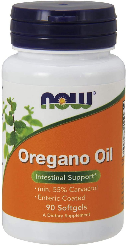 Nyní Foods Oregano Oil Enteric, 90 Softgels (270 Softgels)