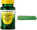 Spring Valley Mediterranean Oil of Oregano 2000 mg 60 Softgels pro imunitní zdraví s Pill Organizer