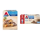 Atkins Karamelová čokoláda Nut Roll Snack Bar, Protein Snack, High in Fiber, 2g Sugar, 16 Count & Milk Chocolate Delight Protein Shake, 15g Protein, Nízkoglykemický