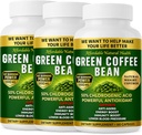 Green Coffee Bean Extract, 100% čistý Green Coffee Bean Kapsle, 50% chlorogenová kyselina, 10 000 mg síla, 180 Kapsle, 6 měsíční dodávka, Non- GMO a gluten zdarma, tradiční bylinný dodatek