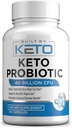 Keto Probiotika s Prebiotika - Stravovací & Gut Zdraví - Podporuje příležitostné zácpy, Průjem, Plyn & Bloating - Probiotika pro ženy a muže - Ketogenní dietní Probiotika - 60 Kapsle