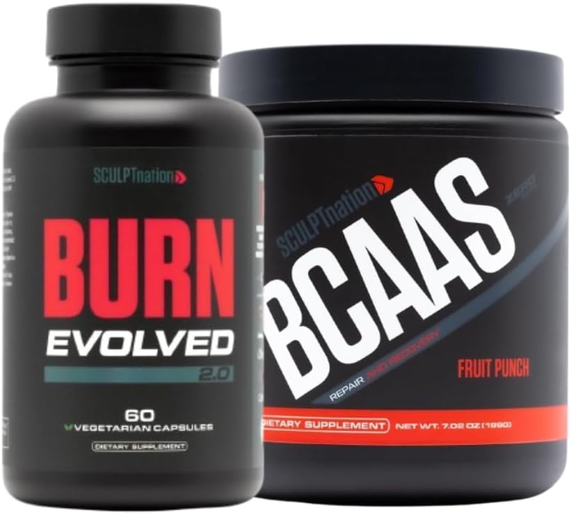 Socha národa V Shred Burn Evolved 2.0 a BCAA Powder Fruit Punch Bundle