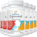 Lipozomální Glutathione Softgels, Enhanced Absorpce - Lipoziční Dodávka, Aktivní forma L- Glutathione, Buněčná, imunitní funkce a jaterní detox, Bohatí v antioxidační vzorec, Lepek zdarma, 360 Softgels