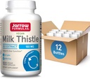 Jarrow Dispersas Milk Thistle 150 mg - Antioxidant Supporting Imunitation Response, Jaterní funkce & Glutathione - Až 100 porcí (Veggie Kapsle), balení po 12 ks